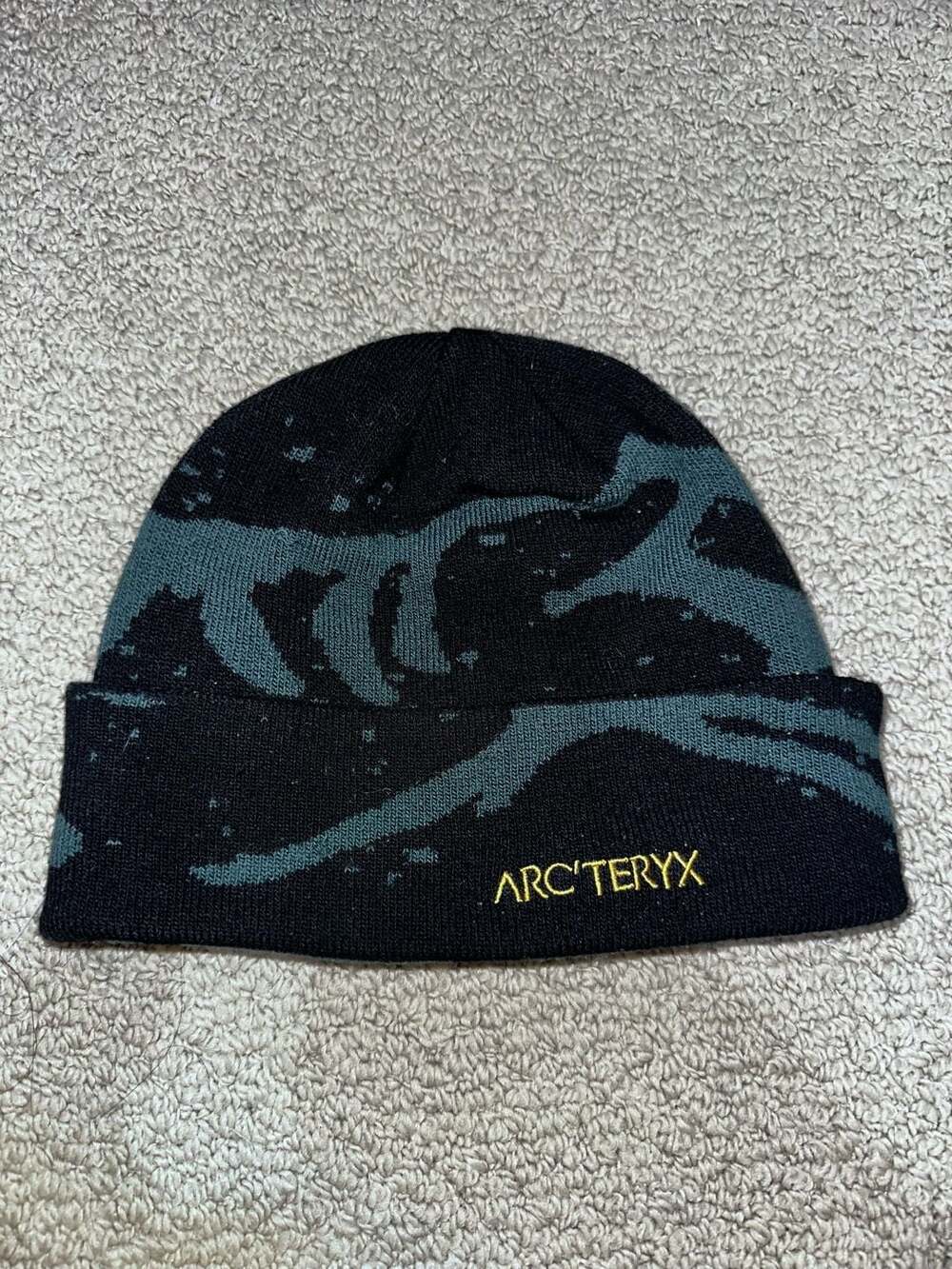 Arc'Teryx Grotto Toque “EDEN / BLACK” Abstract Beanie Hat